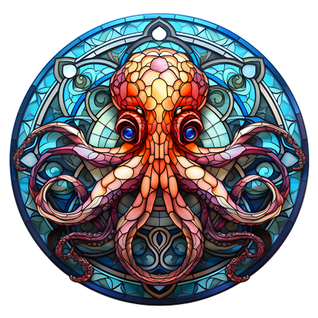 Mandala Under the sea Coaster