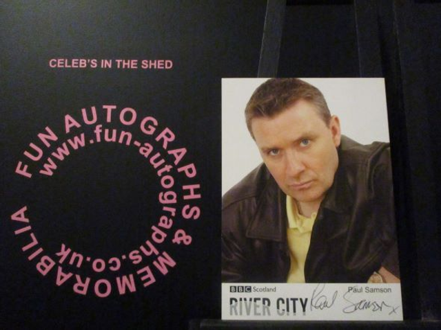 Paul Samson (Raymond Henderson) Authentic Autographed River City 6x4 Cast Card