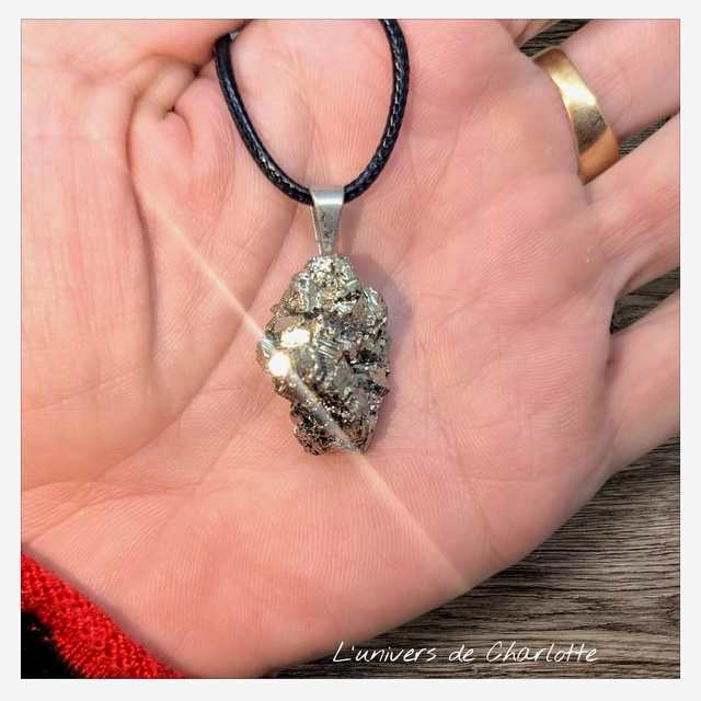 Pendentif &quot;Pyrite&quot; PN-028