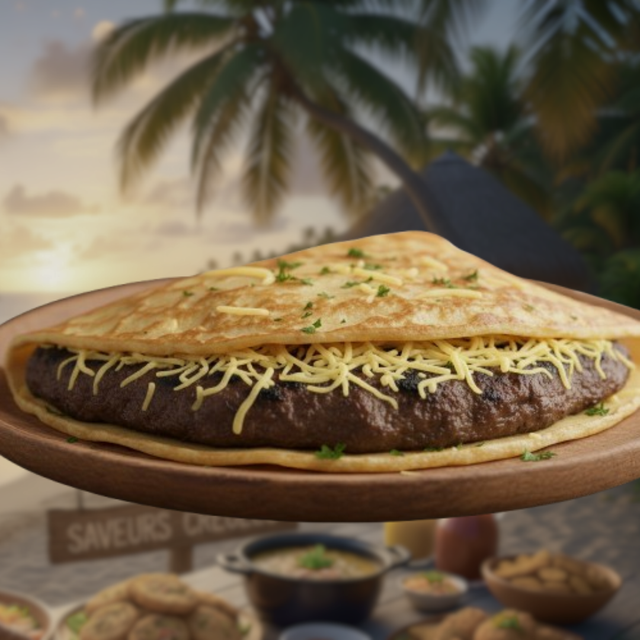 Crêpe C8 : Steak, Fromage