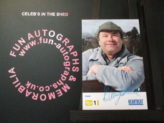 David Lonsdale (David) Original Pre-Print Yellow Heartbeat 6x4 Cast Card