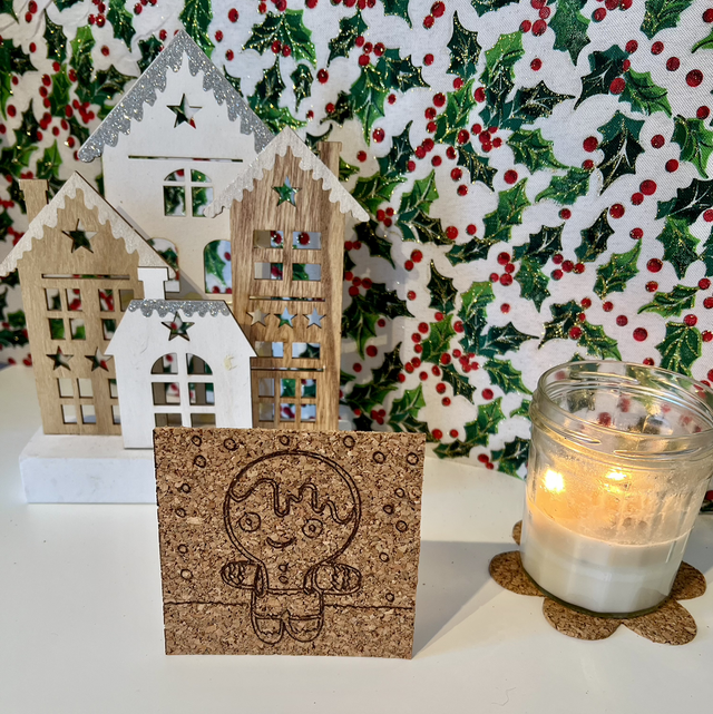 Sous verre bonhomme pain d’épices