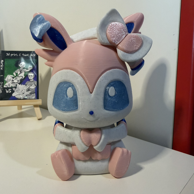 Fanart pla effetto multicolor o glitter