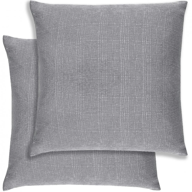 Enhanced Living Pair of Matrix Grey Cushion Covers - Cases Only
