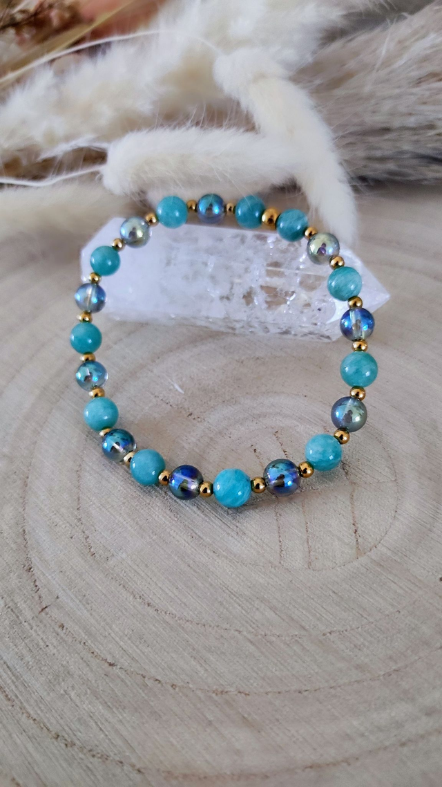 Bracelet "Colère" Amazonite