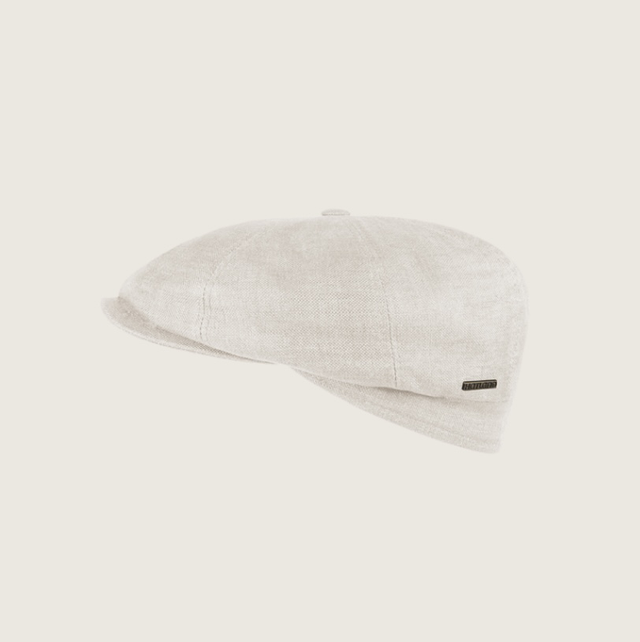 Cullum Naturel - Linnen flat cap