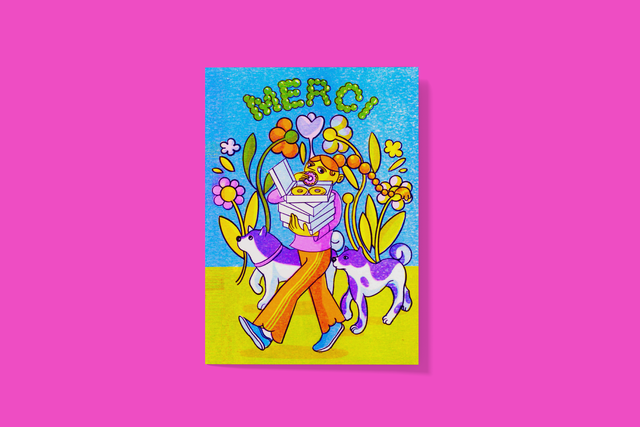 GREETING CARDS/ CARTES DE VŒUX/ Merci