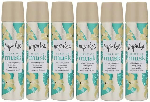 Impulse Hint Of Musk Body Spray Deodorant 75Ml