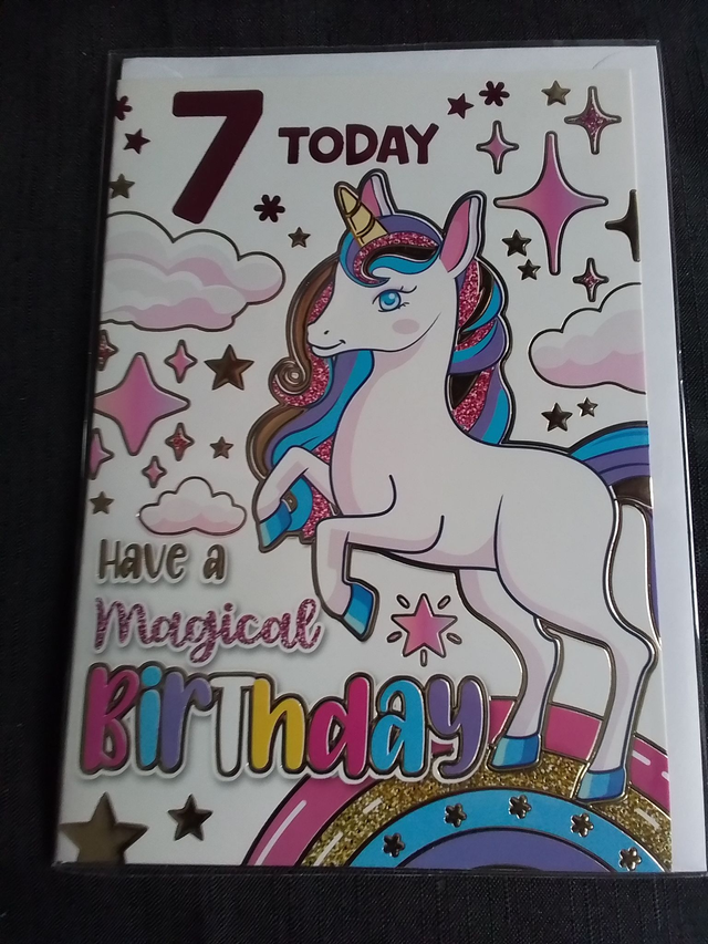 7th Birthday Card