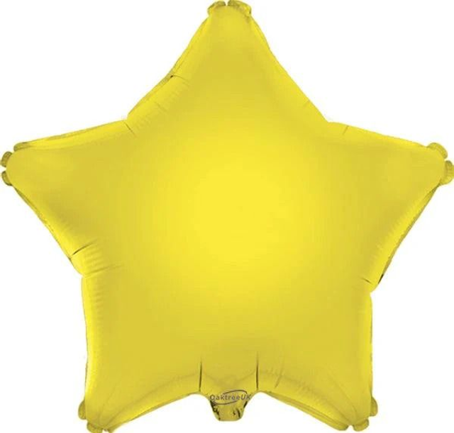 19" YELLOW STAR PACKAGED FOIL
