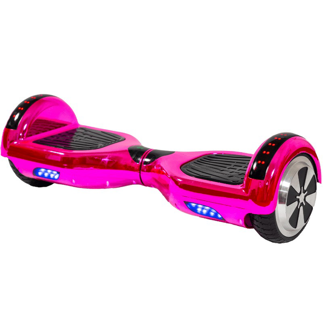 LED Bluetooth Hoverboard - Chrome Pink