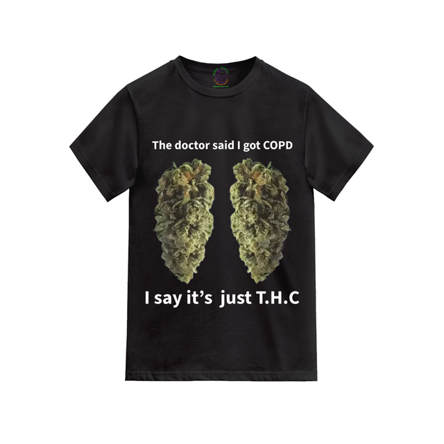 420 bad lung T-shirt