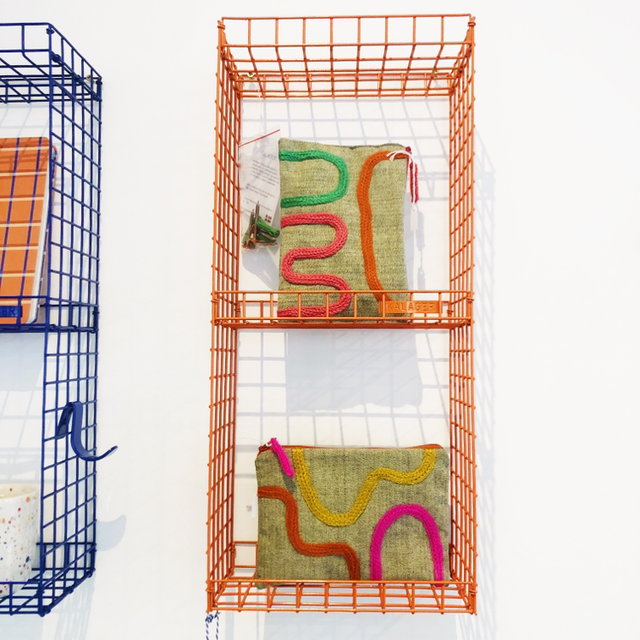 Grid Shelf small, orange 