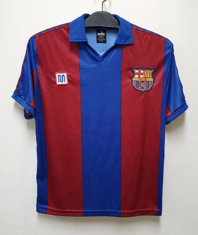Camiseta Retro 80-82 Barcelona home MARADONA #10 