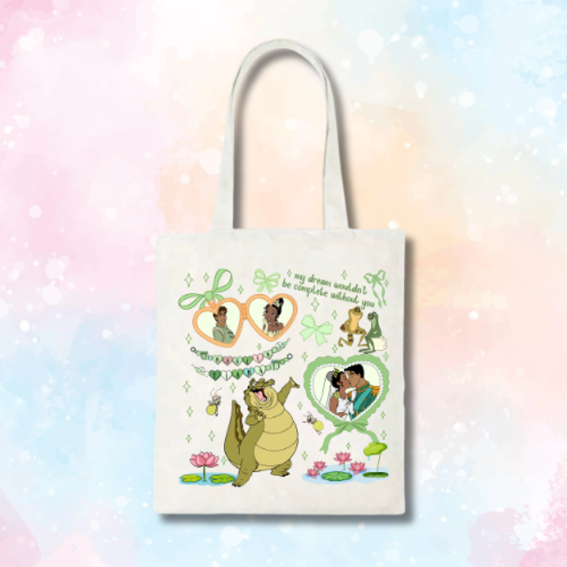 Tote bag La princesse et la grenouille 