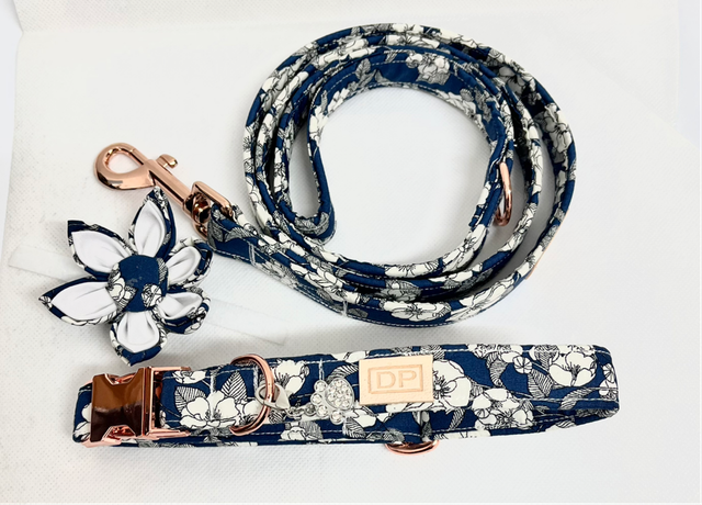 Luxury Blue Floral Set