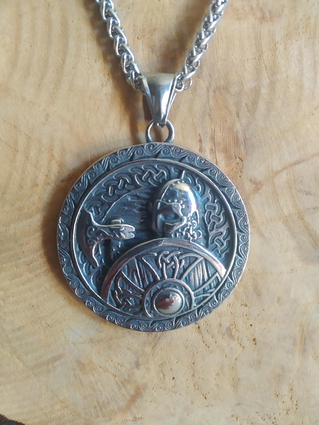 Collier viking acier inoxydable 