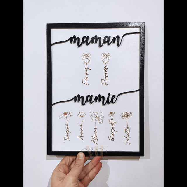 Cadre MAMAN/MAMIE
