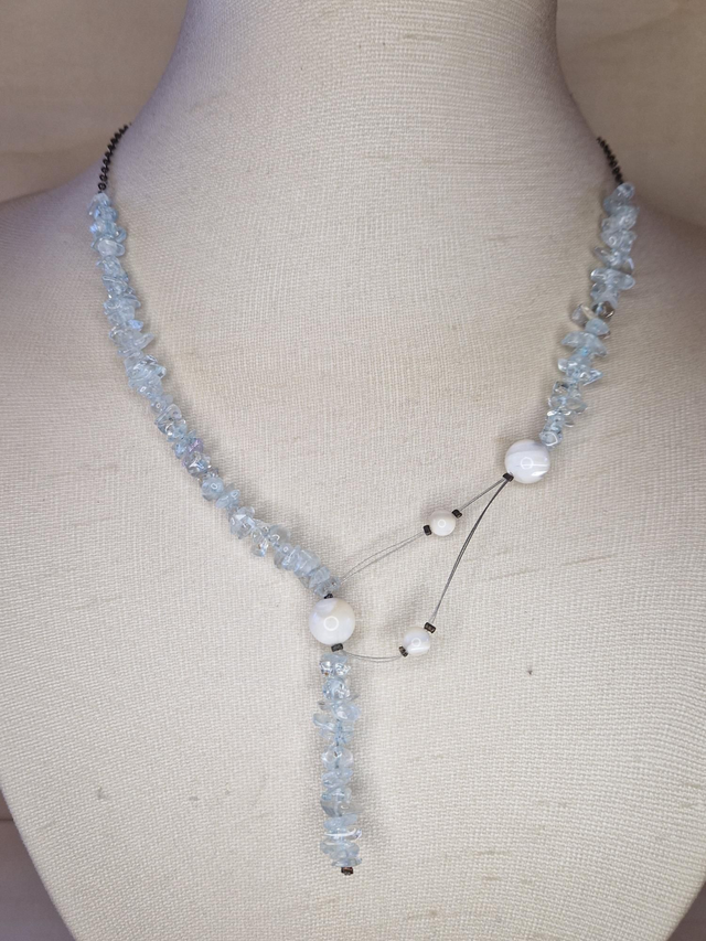 Perle - Topaze bleue / 024