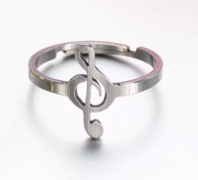 Musical Note Ring - Adjustable