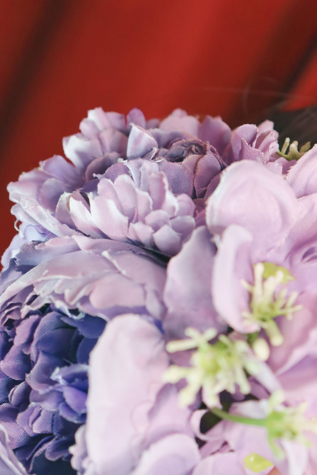 Hair flowers • L • Purple rain