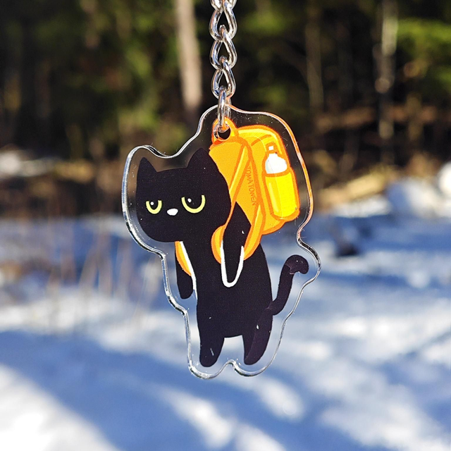 Keychain: Backpack tired student Kola