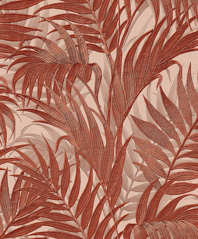 Tropical Palm Leaf Orange - Design ID - GR322107