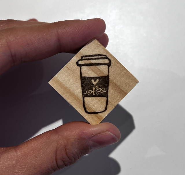 Tampon Coffee Time (Jour 12 - Stamp-Tober 2025)
