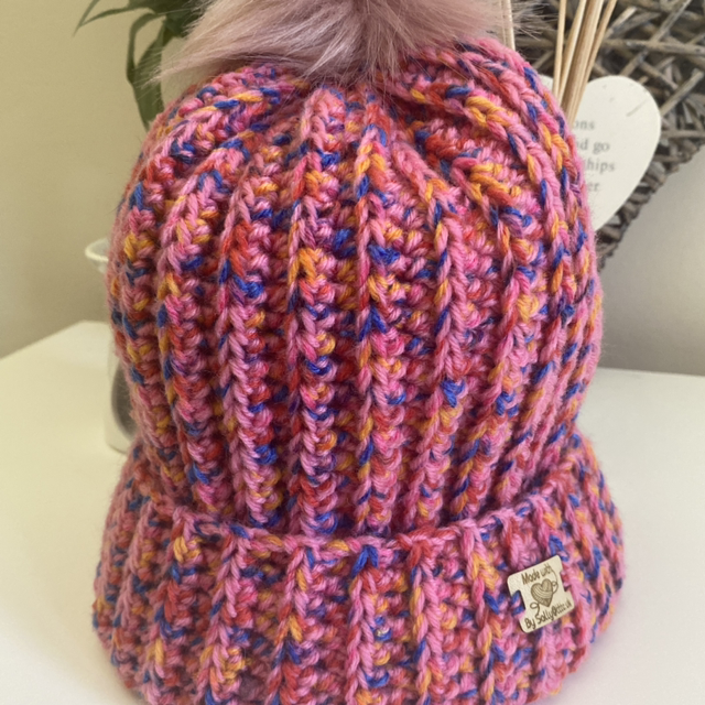 Handmade Crochet Beanie - Rainbow Range