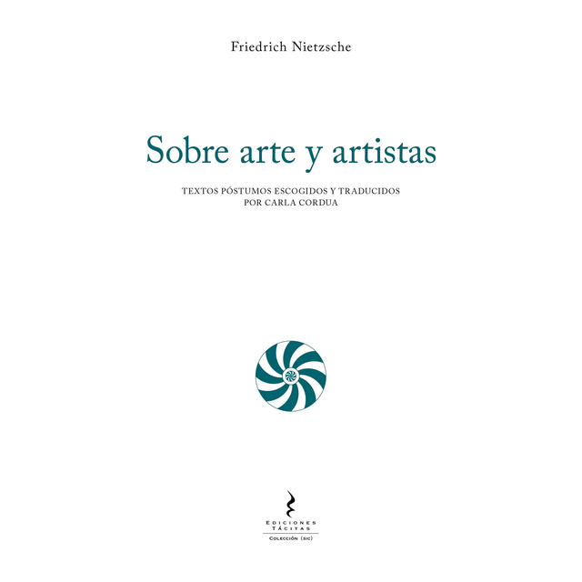 Sobre Arte Y Artistas. Friedrich Nietzsche
