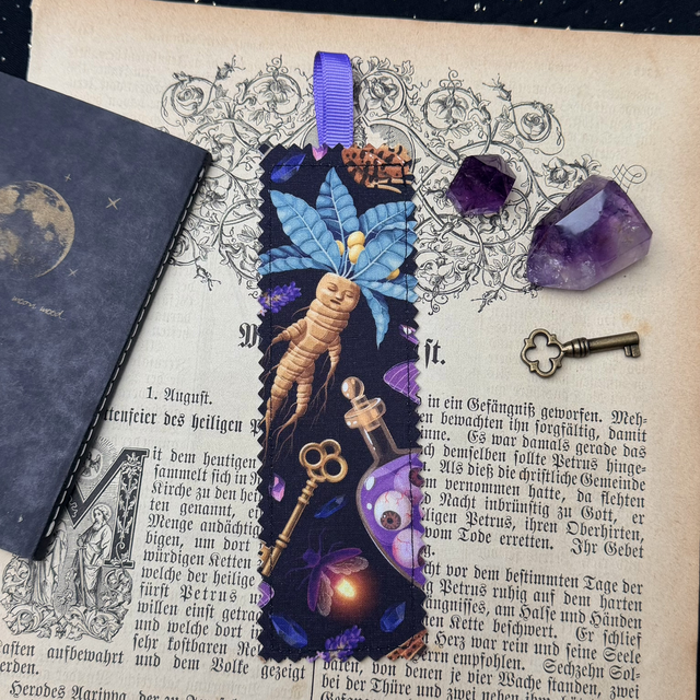 Marque page - Mandragore clef et potion