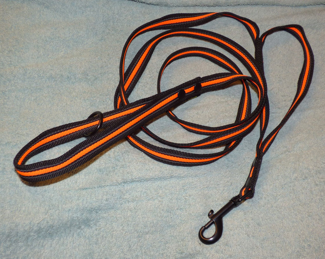 Antiglidkoppel med extra handtag, svart/neonorange