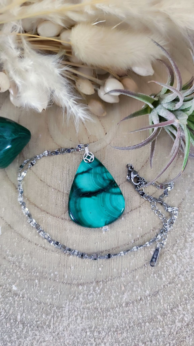Pendentif Malachite