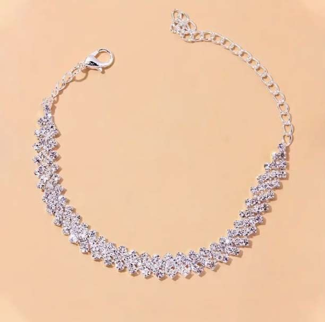 Bracelet de bras Brillant mariage Argent