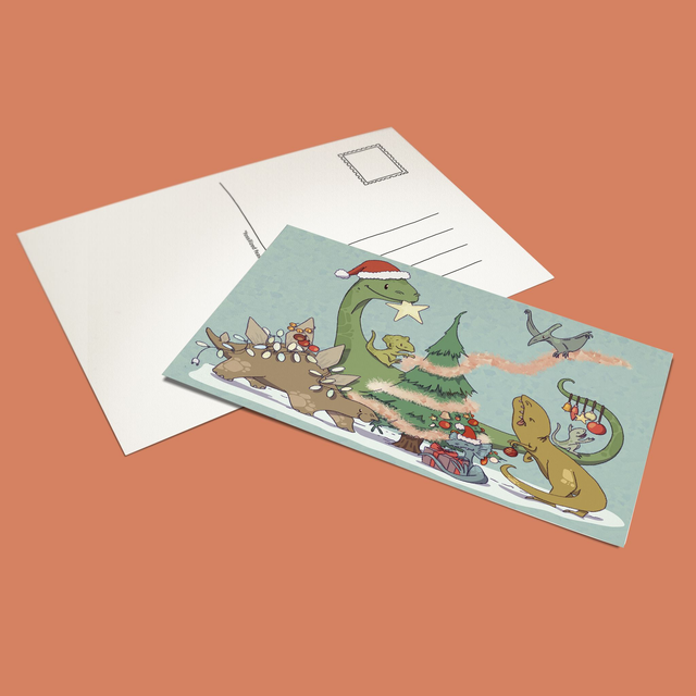 Postcard "Fossilized Feast"