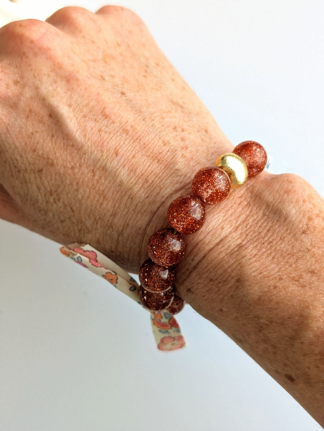 Bracelet Liberty Glowy Orangé adulte