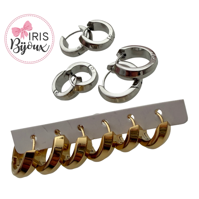 Set orecchini Huggie