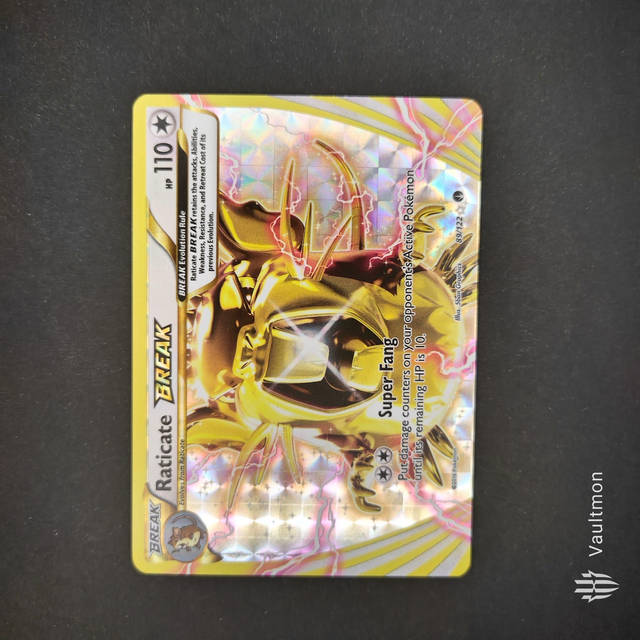 Raticate BREAK 089/122 BREAKpoint Rare BREAK