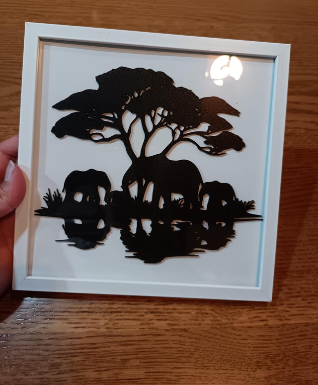Cadre éléphants 