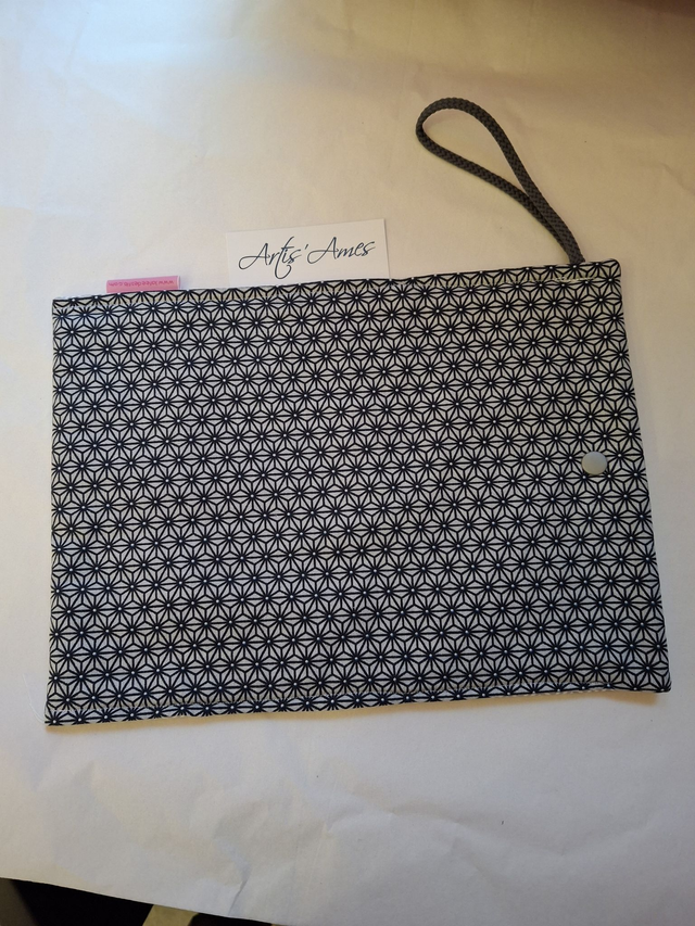 Pochette livre ou tablette Géométrie 