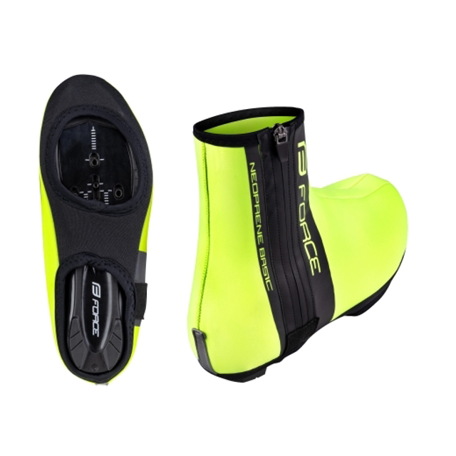 Force Basic Neoprene Shoe Covers - Yellow