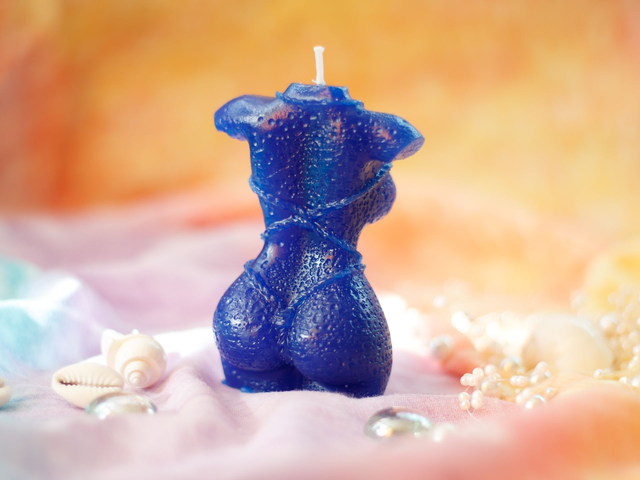 Bougie Callypso ❧ Indigo