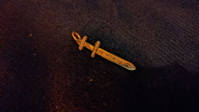 Pewter sword 