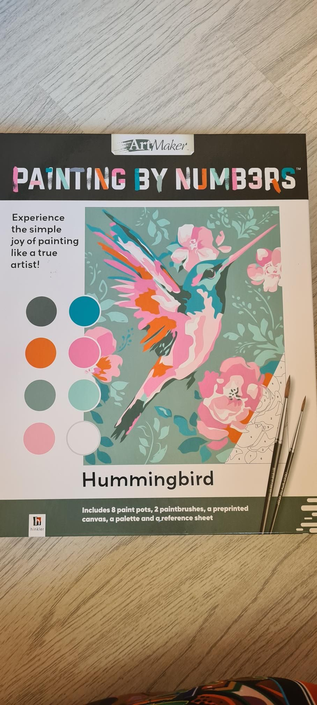 Paint By Numbers Hummingbird