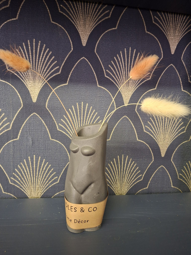 Mini vase &quot;CORP&quot; Noir Mât