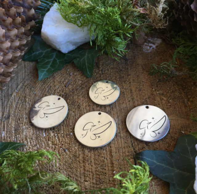 Médaille Fée de profil