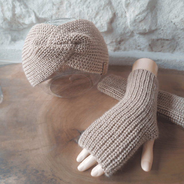 Mitaines rosé - collection immuable