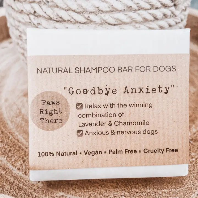 Paws Right There Natural Dog Shampoo Bar - Goodbye Anxiety