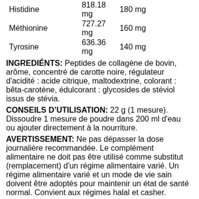 Collagène Hydrolysé Type I & III