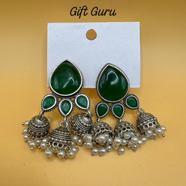 Oxidised Ear rings 